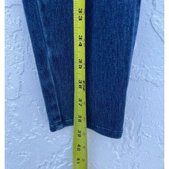 SPANX Womens Pull On High Rise Elastic Waist Skinny Leggings Jeans Blue Sz M - Picture 9 of 13